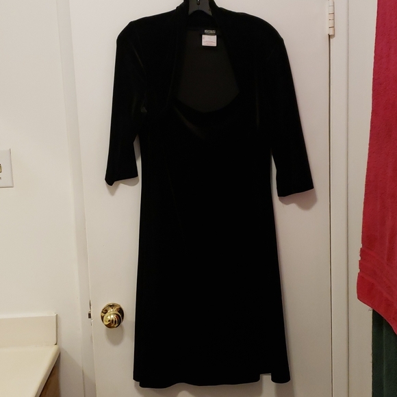 Lori M Collection Dress with Attached Jacket - Picture 2 of 6